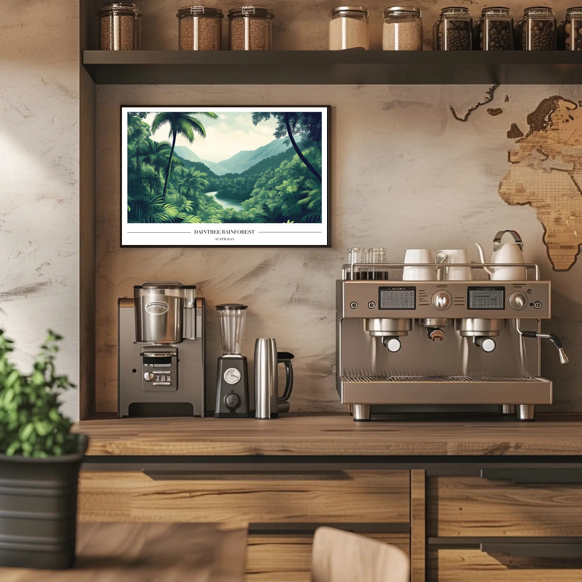 Daintree Rainforest Tranquil Nature National Park Poster