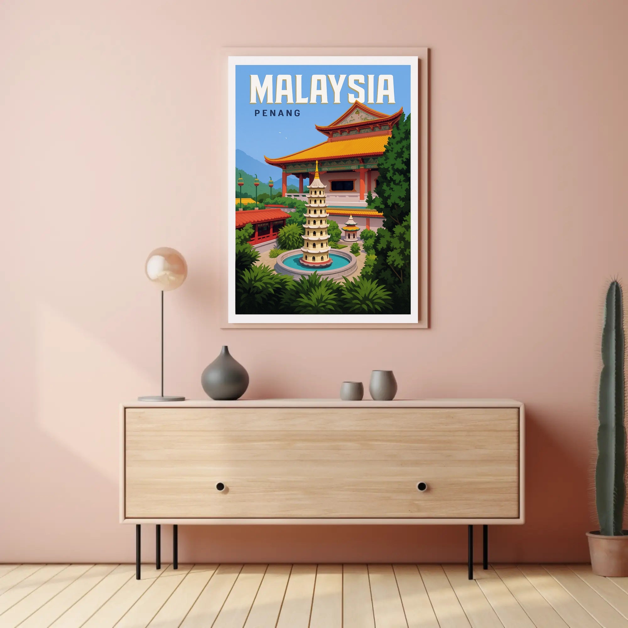 Malaysia - Penang Poster PosterGoat