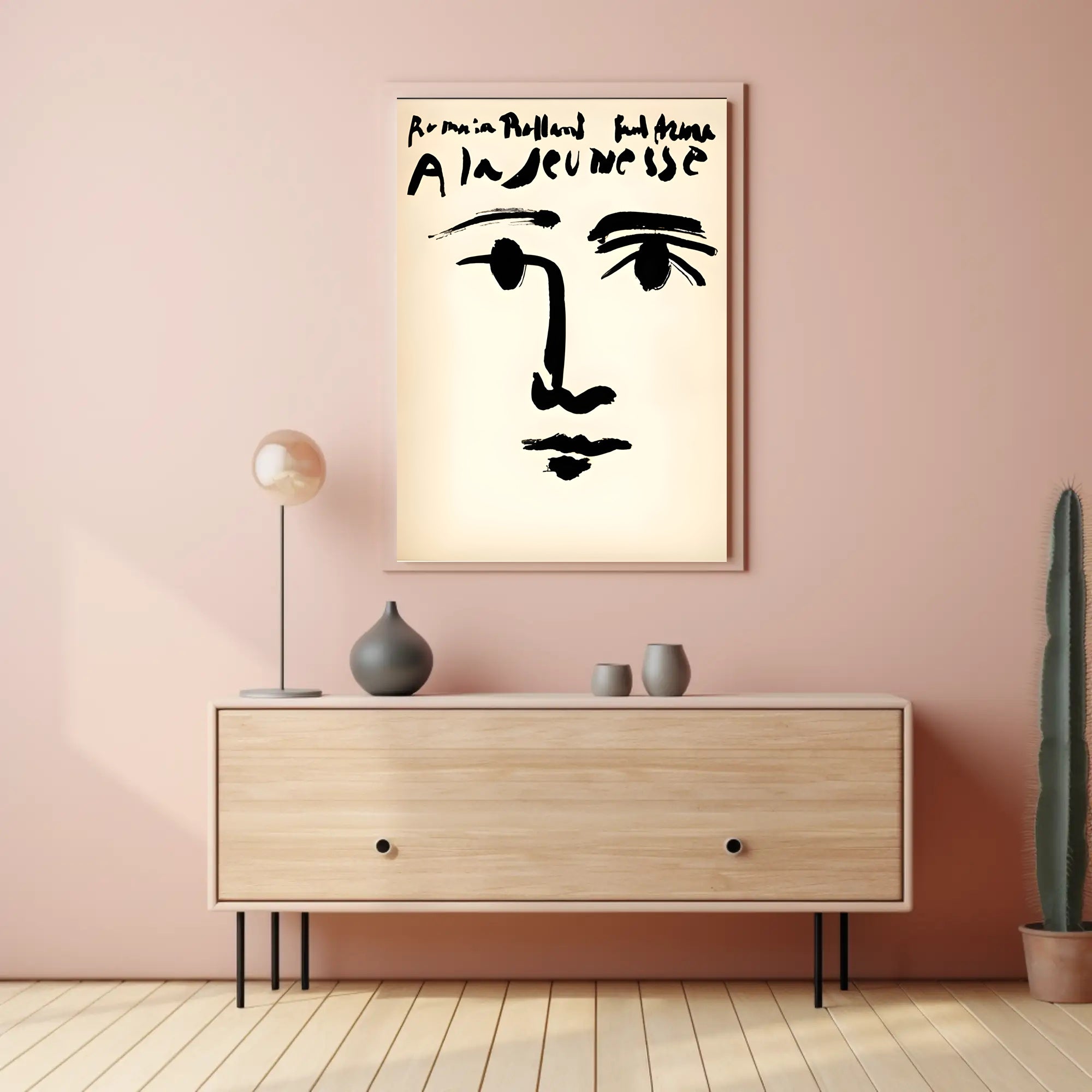 A La Jeunesse Poster Scenic Vintage Travel Print