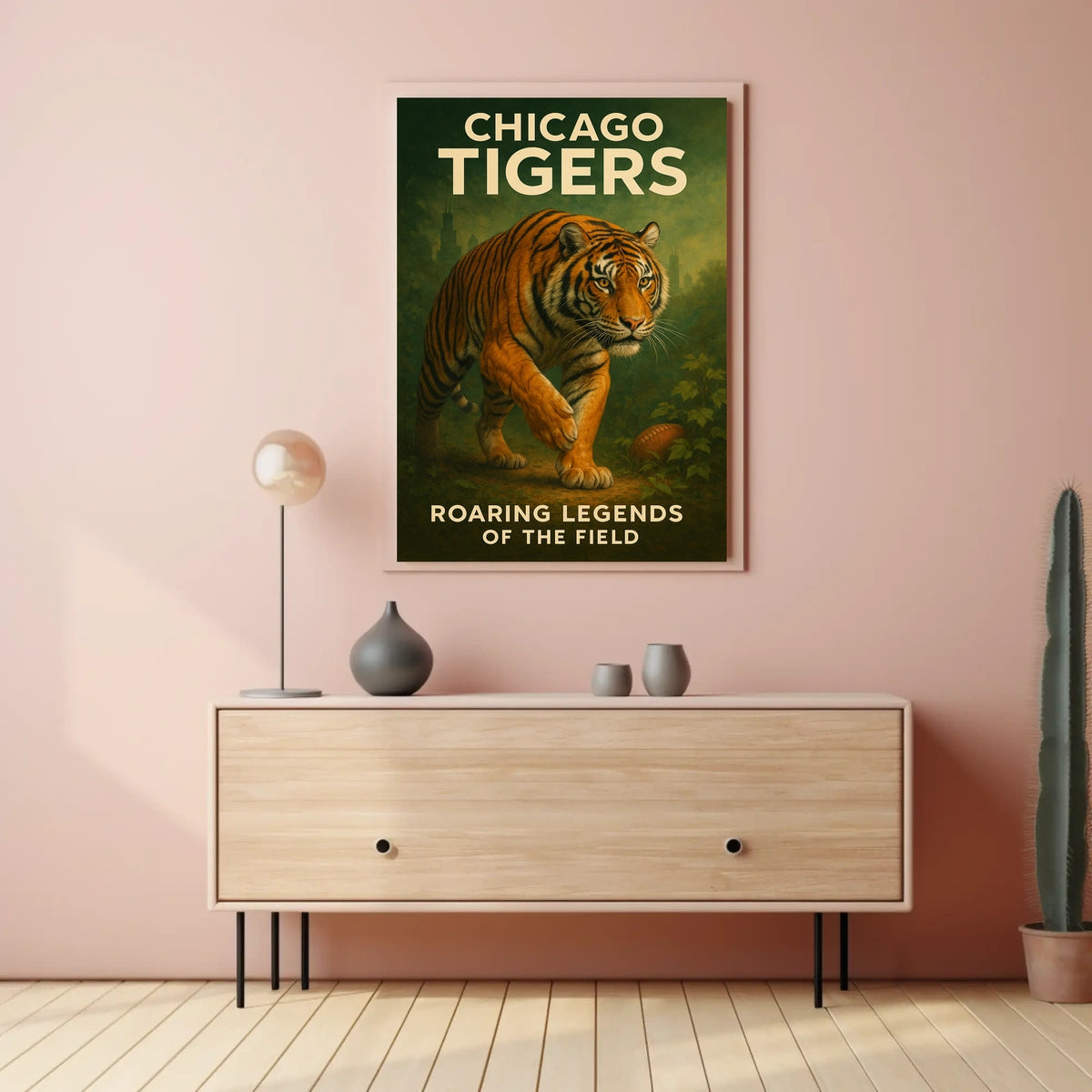 Chicago Tigers Roaring Legends Poster