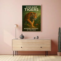 Chicago Tigers Roaring Legends Poster