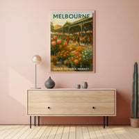 Queen Victoria Market Melbourne Poster
