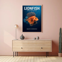 Lionfish Vibrant & Venomous Poster PosterGoat