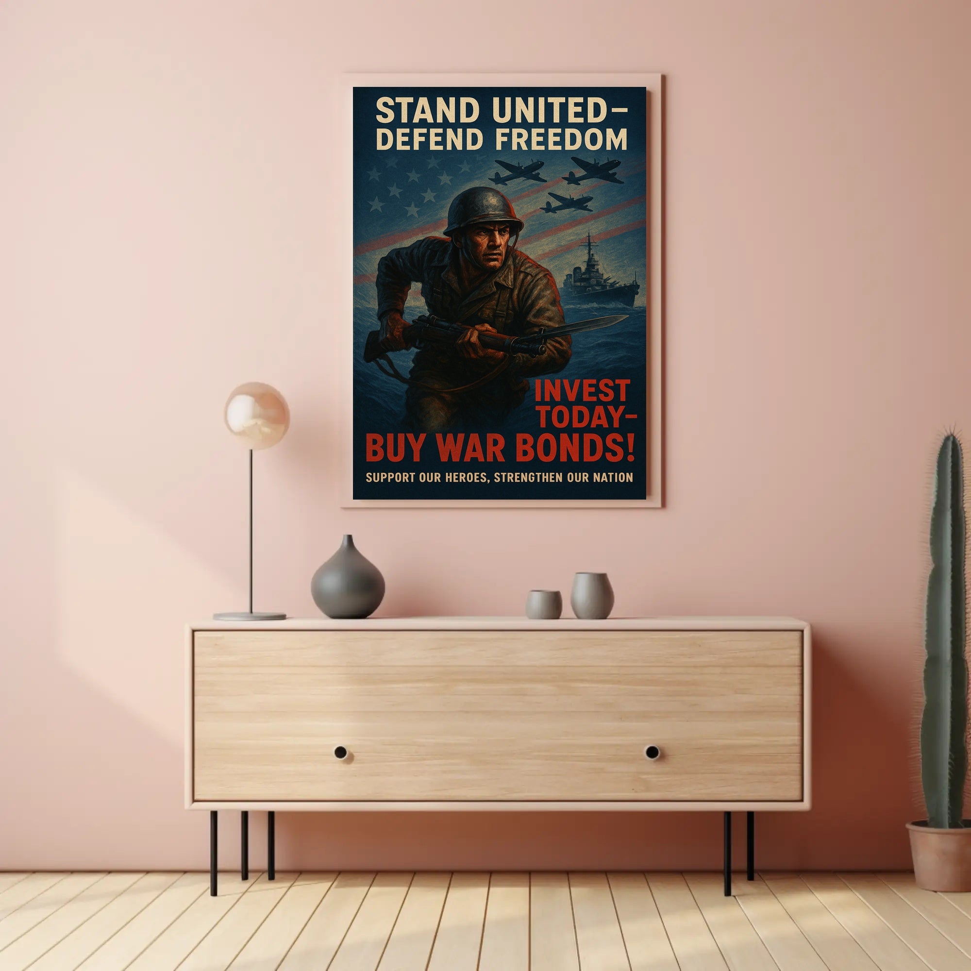 Stand United, Defend Freedom Poster