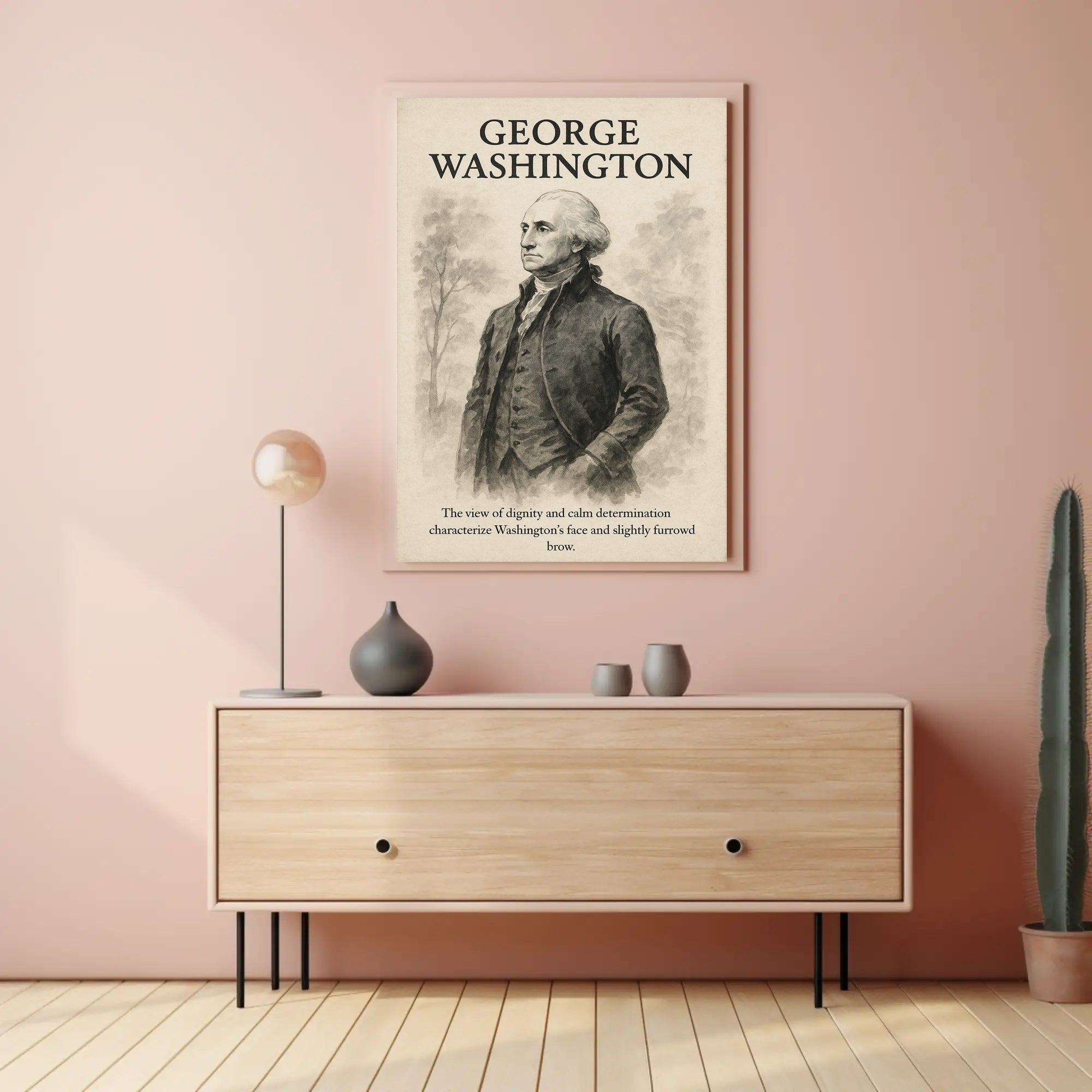 George Washington Vintage Presidential Historical Poster PosterGoat