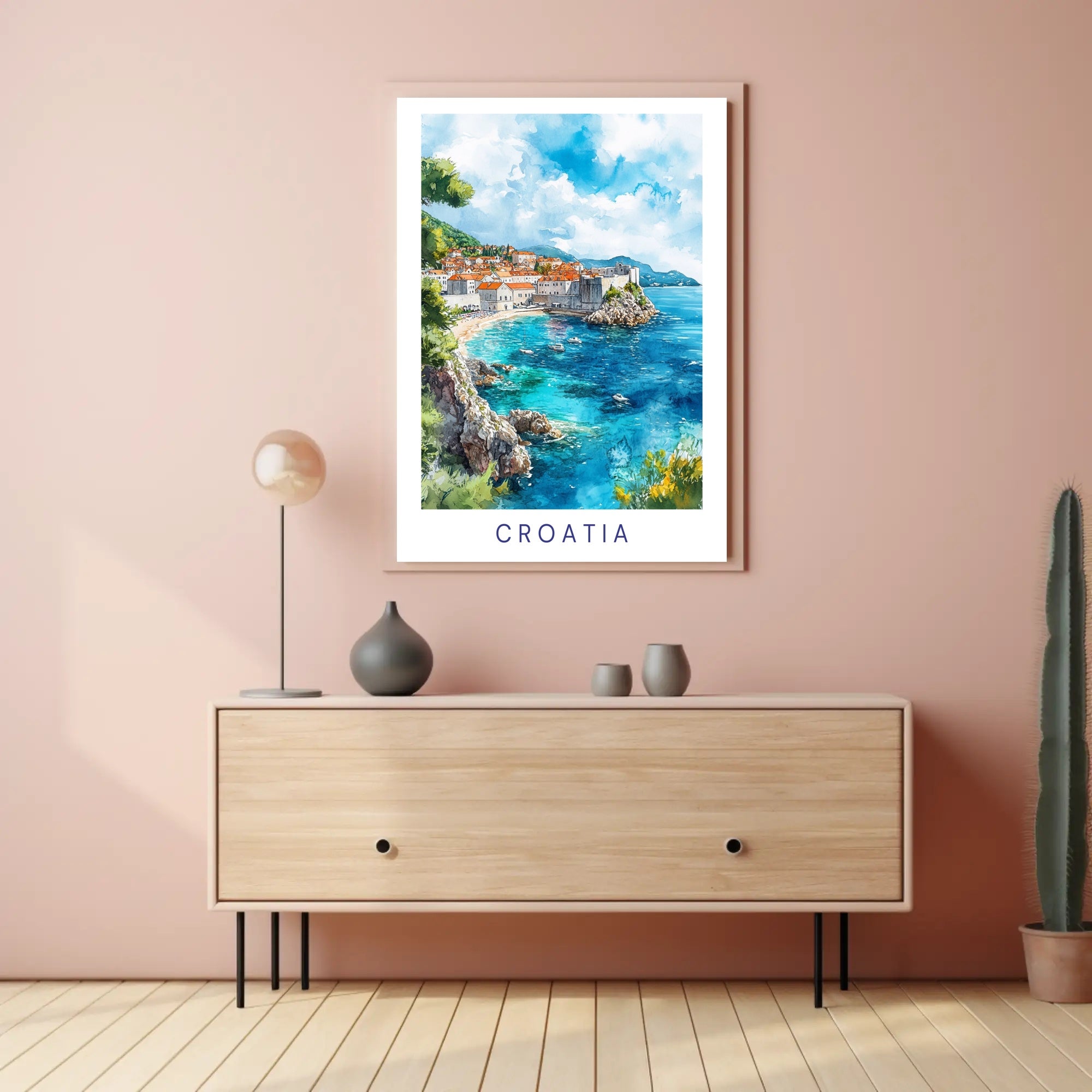 Coastal Beauty of Croatia Poster PosterGoat