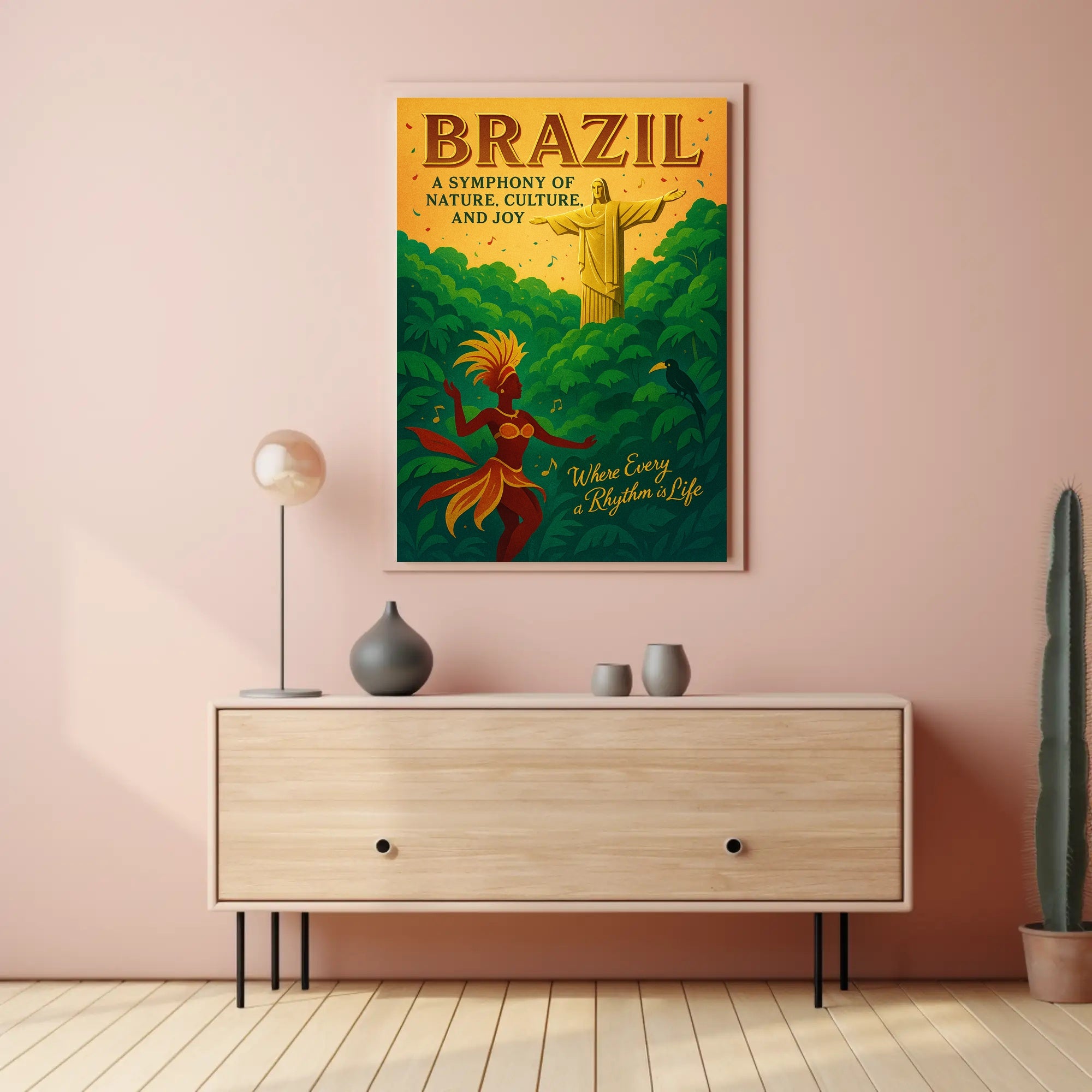 Brazil A Symphony Of Nature, Culture, Poster