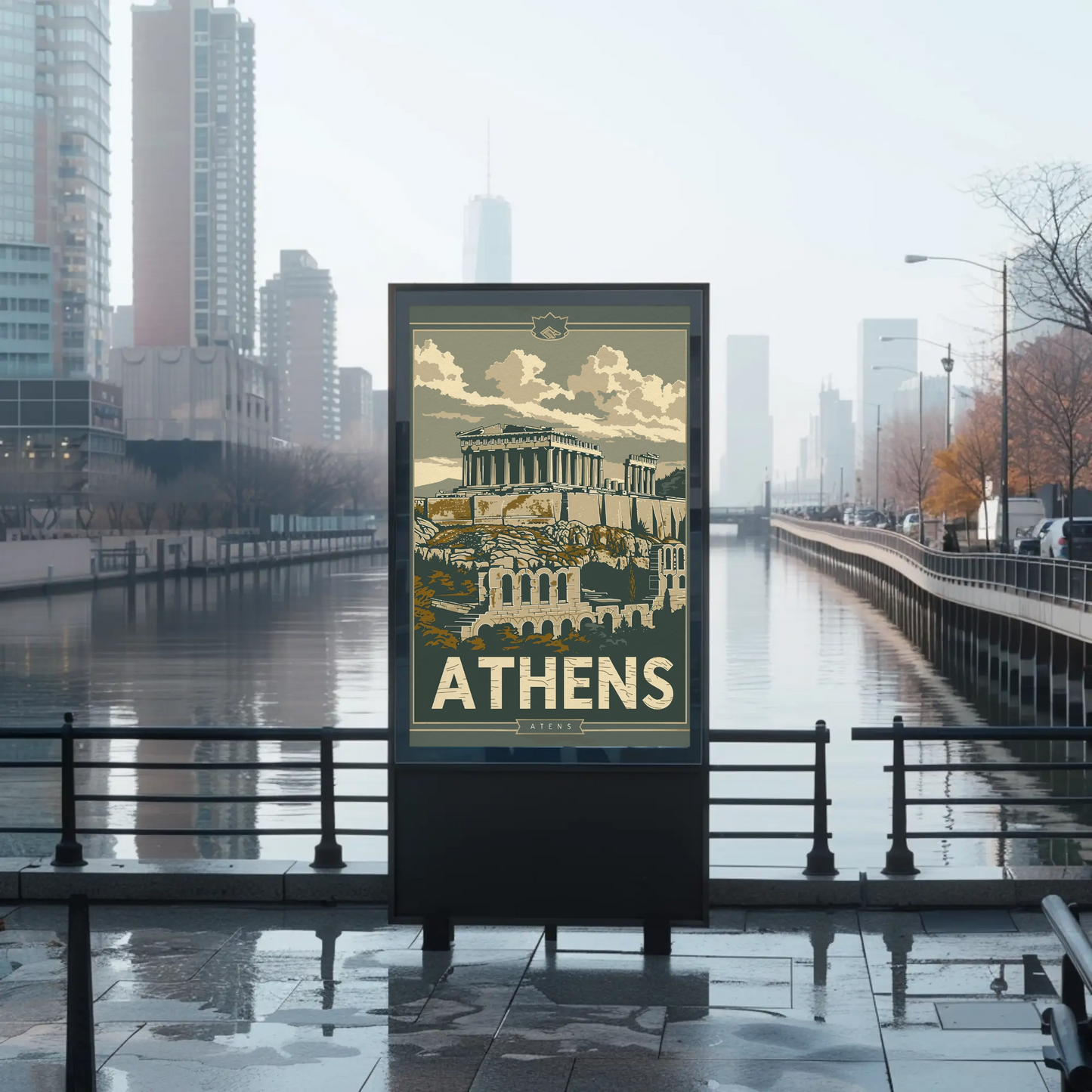 Athens Acropolis Poster