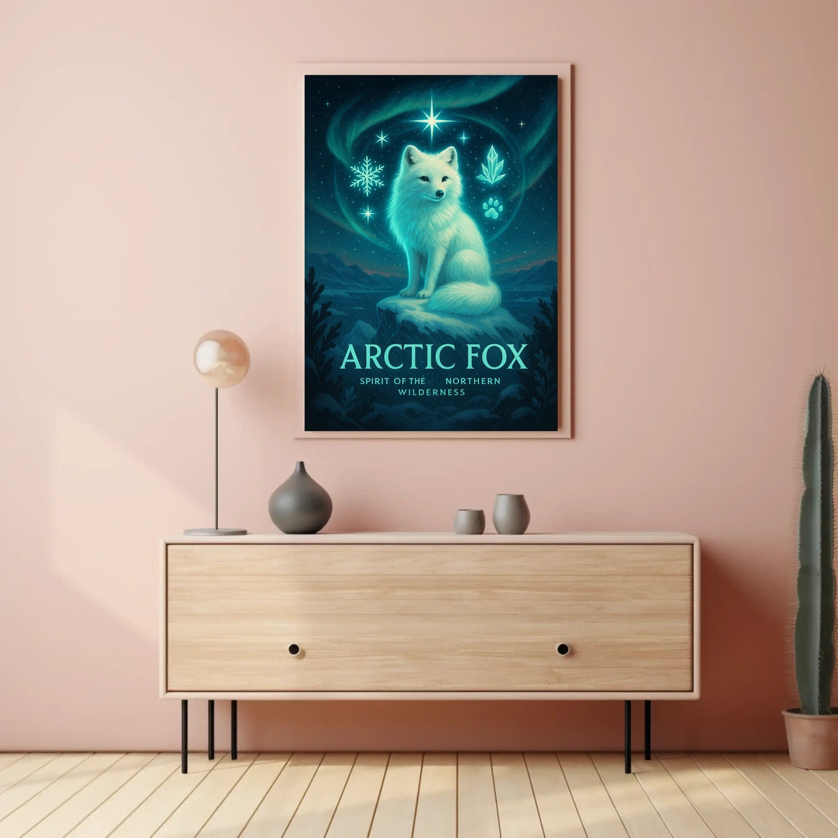 Arctic Fox Spirit of the Northern Wilderness Poster