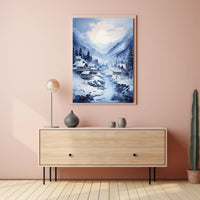 Winter Wonderland Village Poster