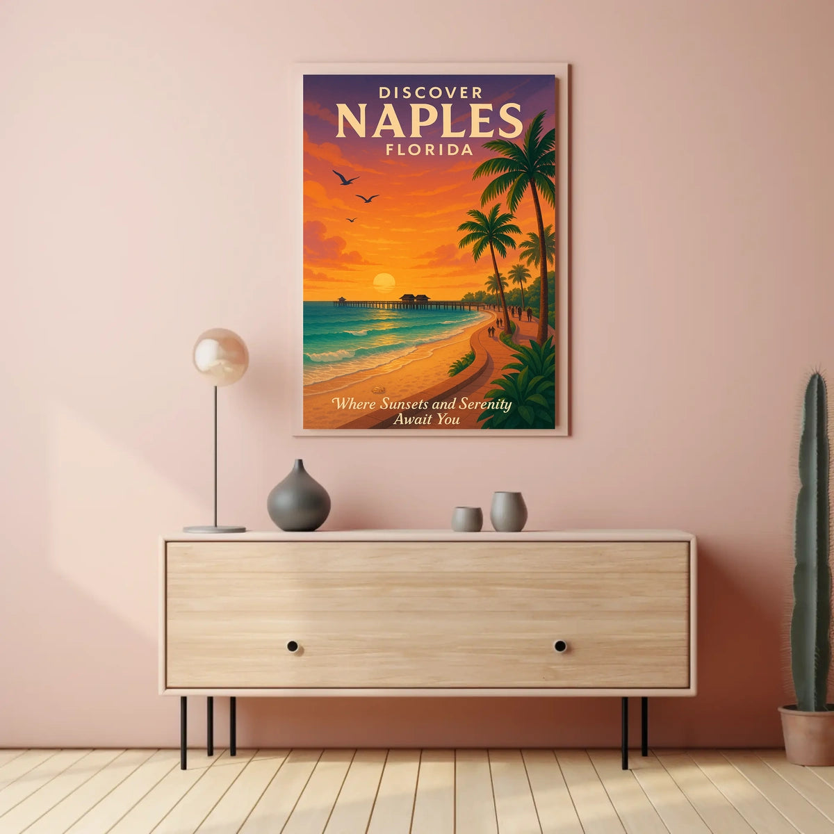 Discover Naples, Florida Poster