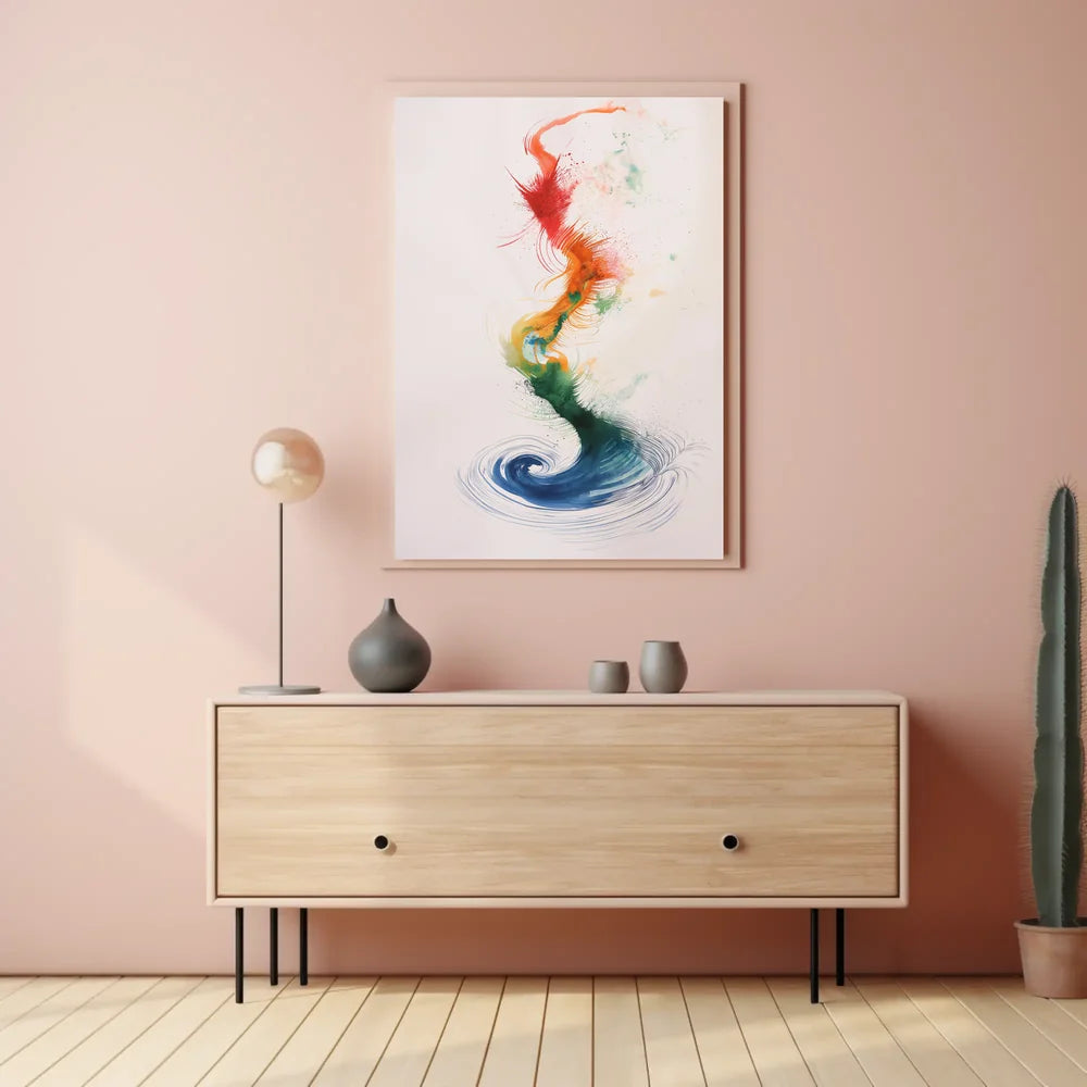 Vintage Retro Cars Mid-20th Century Poster