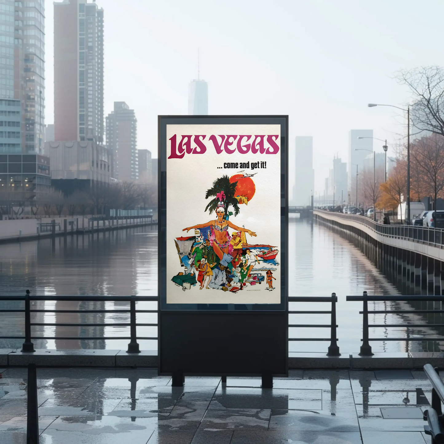 Las Vegas Come and Get It Travel Poster