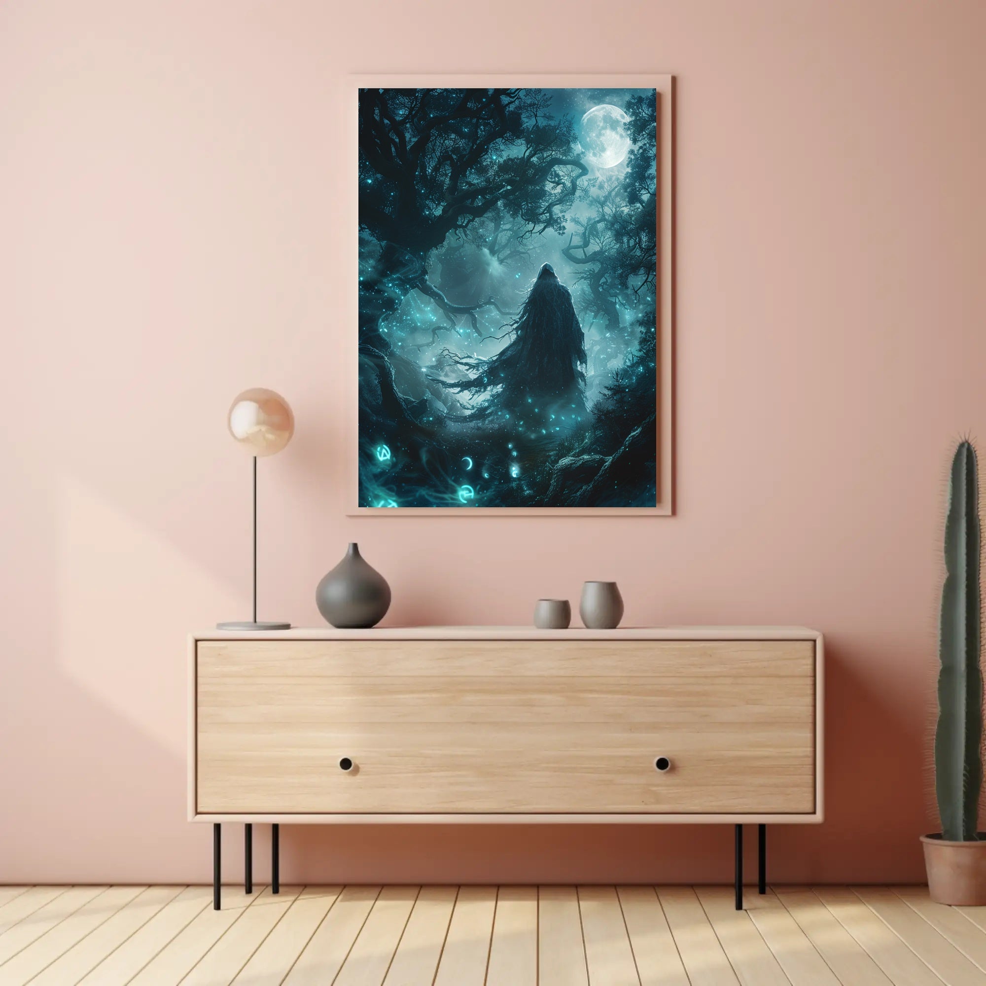 Enchanted Nocturne Art Poster for Home Decor and Wanderlust Enthusiasts PosterGoat