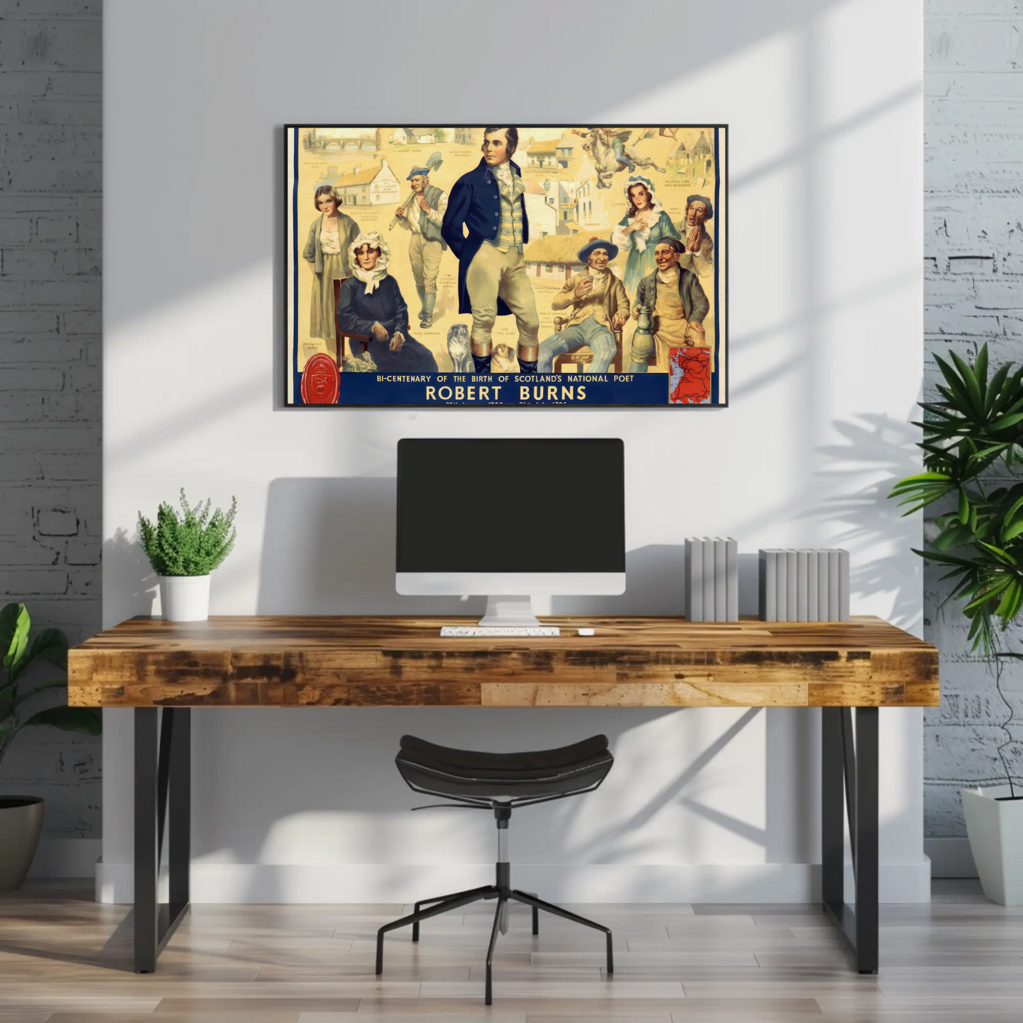 Robert Burns Bicentennial Poster