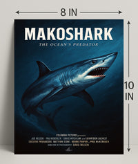 Makoshark The Oceans Predator Poster PosterGoat