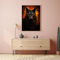 The Enigmatic Wolf Poster