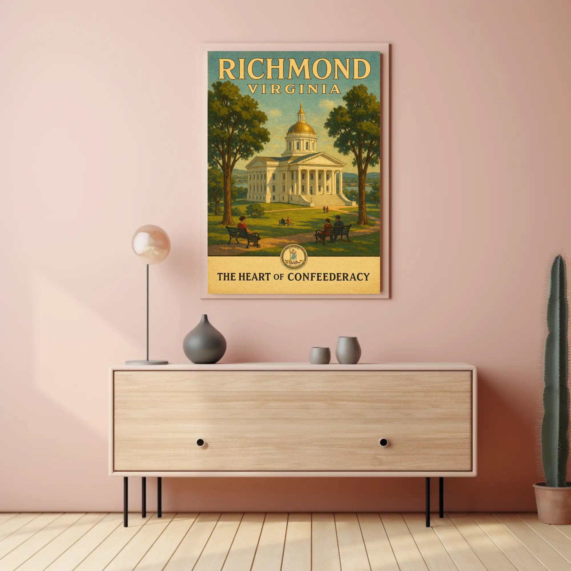 Richmond, Virginia: The Heart of Confederacy Poster