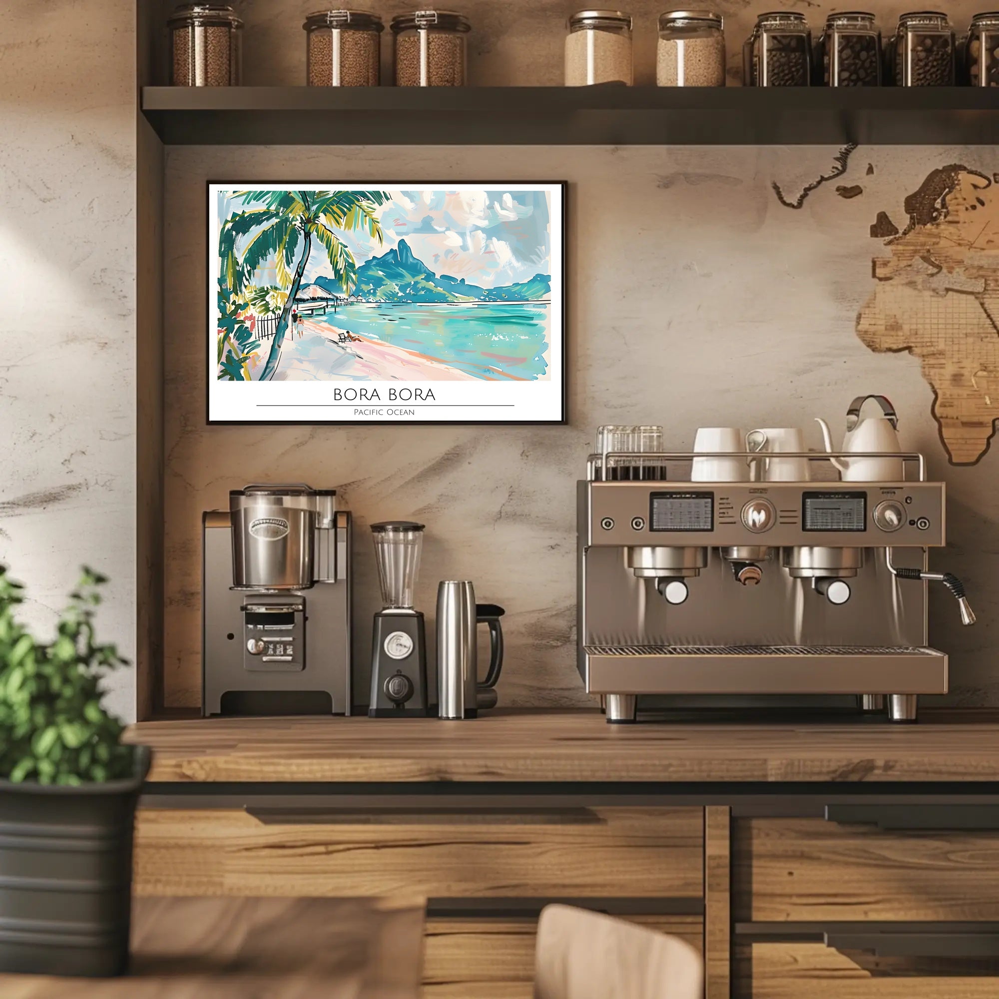 Tropical Paradise of Bora Bora Poster PosterGoat