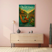 Discover Thailand Floating Markets Cultural Marvels Poster