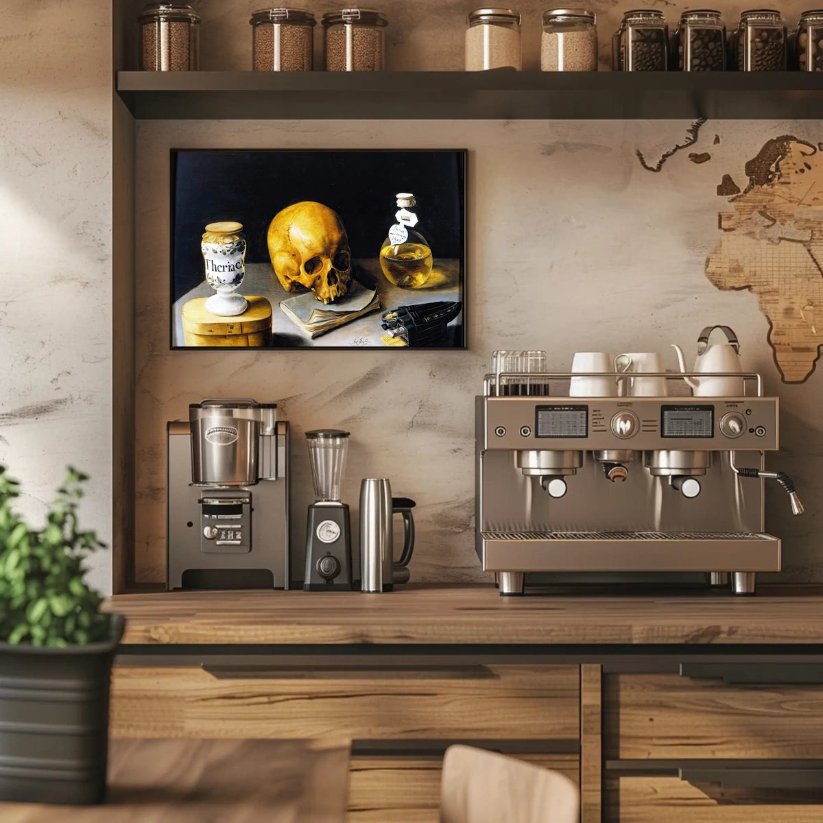 Memento Mori Still Life Dutch Golden Age Artistic Poster