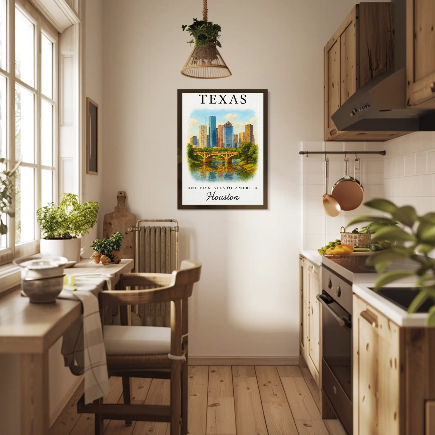 Texas, Houston Signature Series Vintage Travel Poster