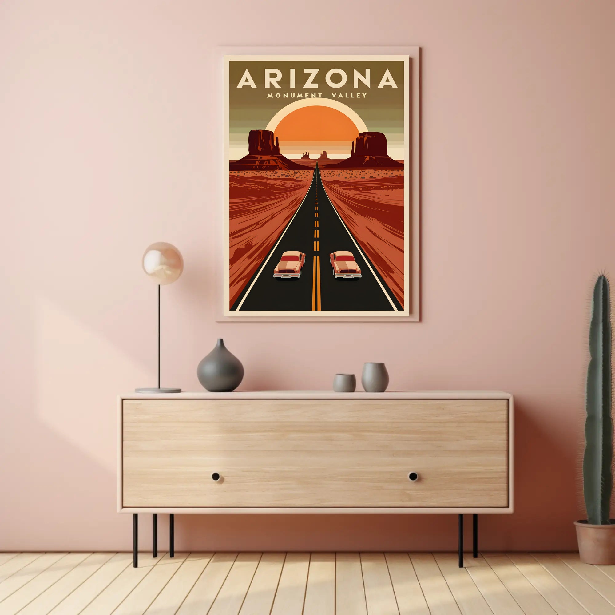 Journey Through Monument Valley Poster