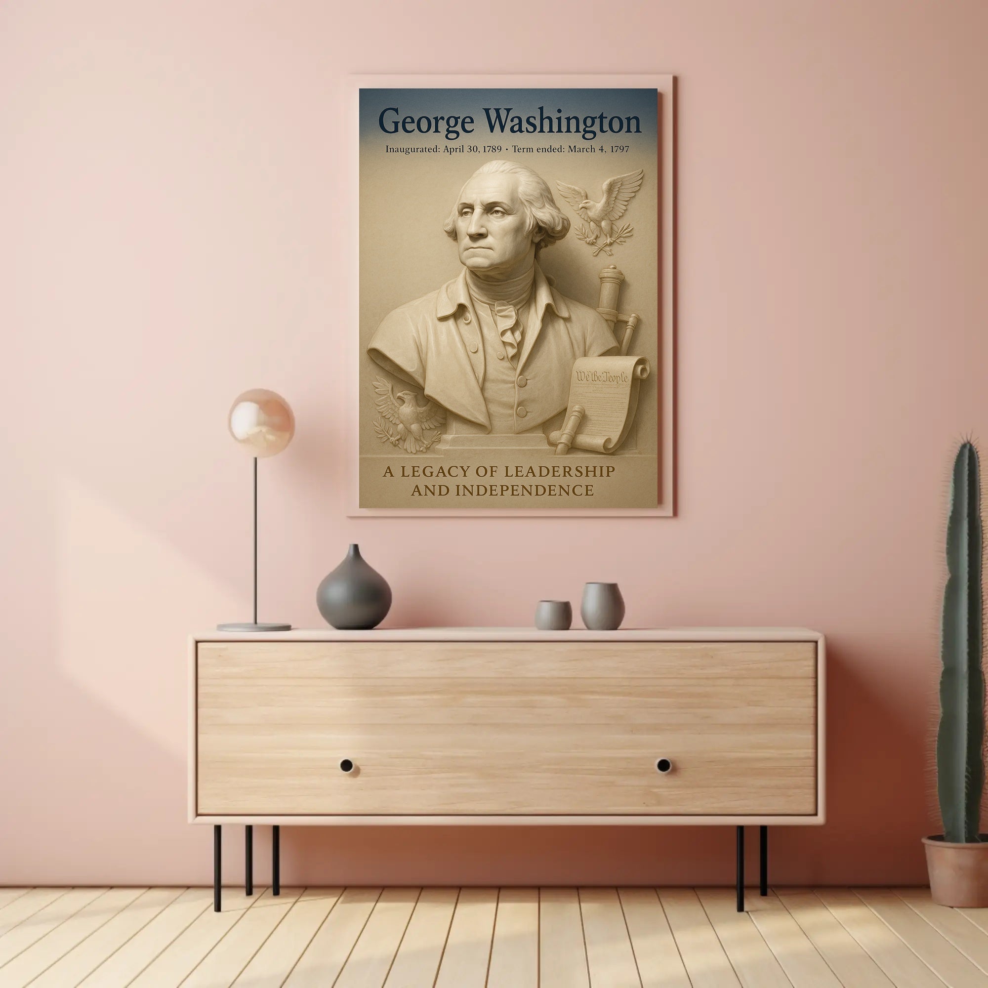 George Washington 1st President Poster PosterGoat