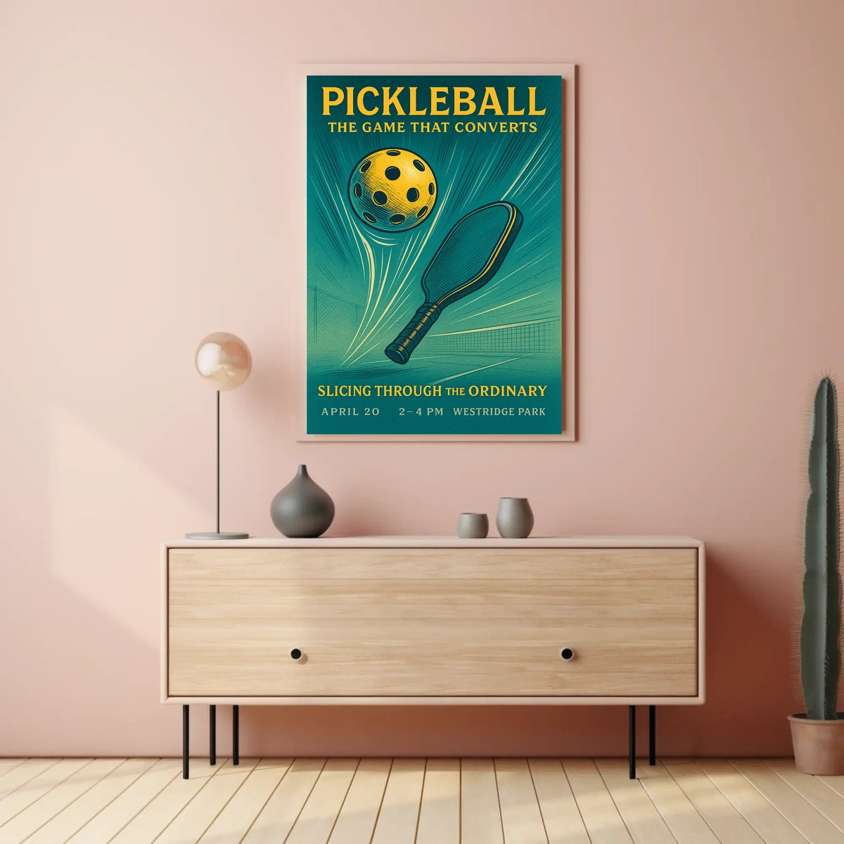 Pickleball Event at Westridge Park Poster