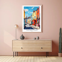 Portobello Road Impressionistic Urban or Cityscape Poster PosterGoat