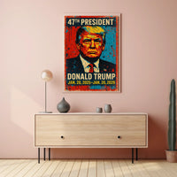 Triumphant Trump Leadership Pop Art Poster