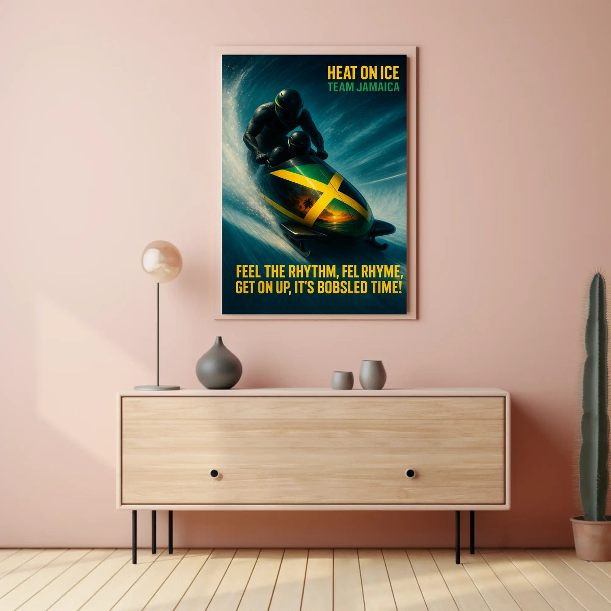 Heat on Ice Team Jamaica Poster