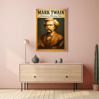 Mark Twain American Literary Icon Poster PosterGoat