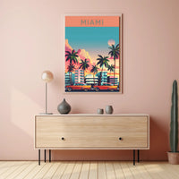 Vibrant Miami Poster