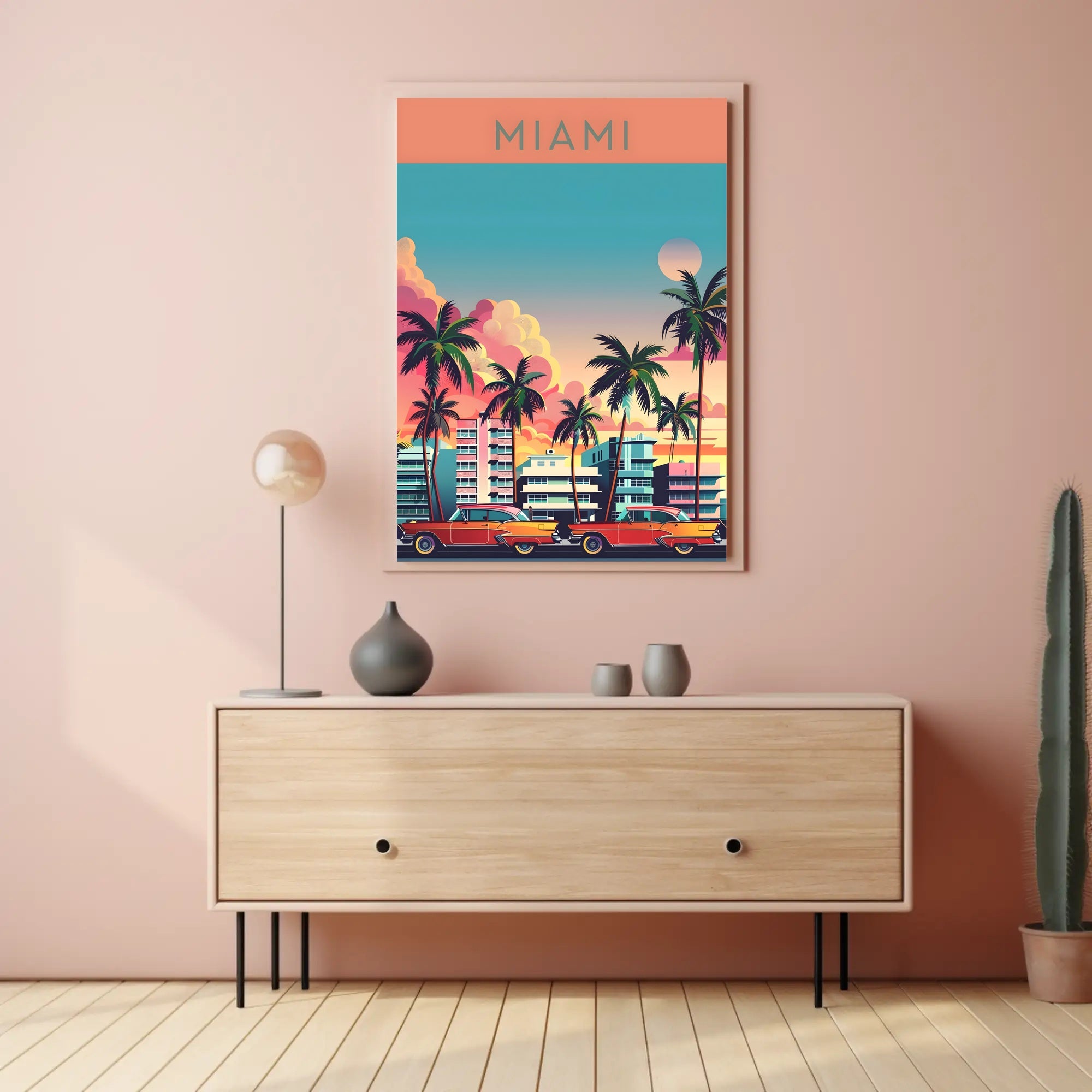 Vibrant Miami Poster