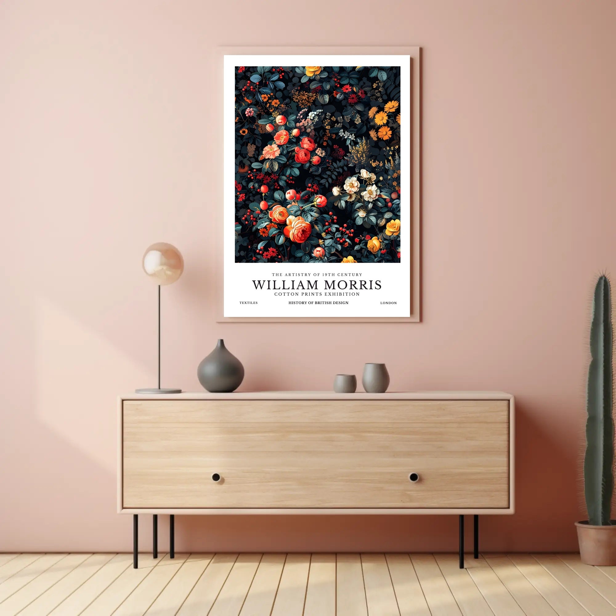 William Morris Cotton Prints Wall Art Poster