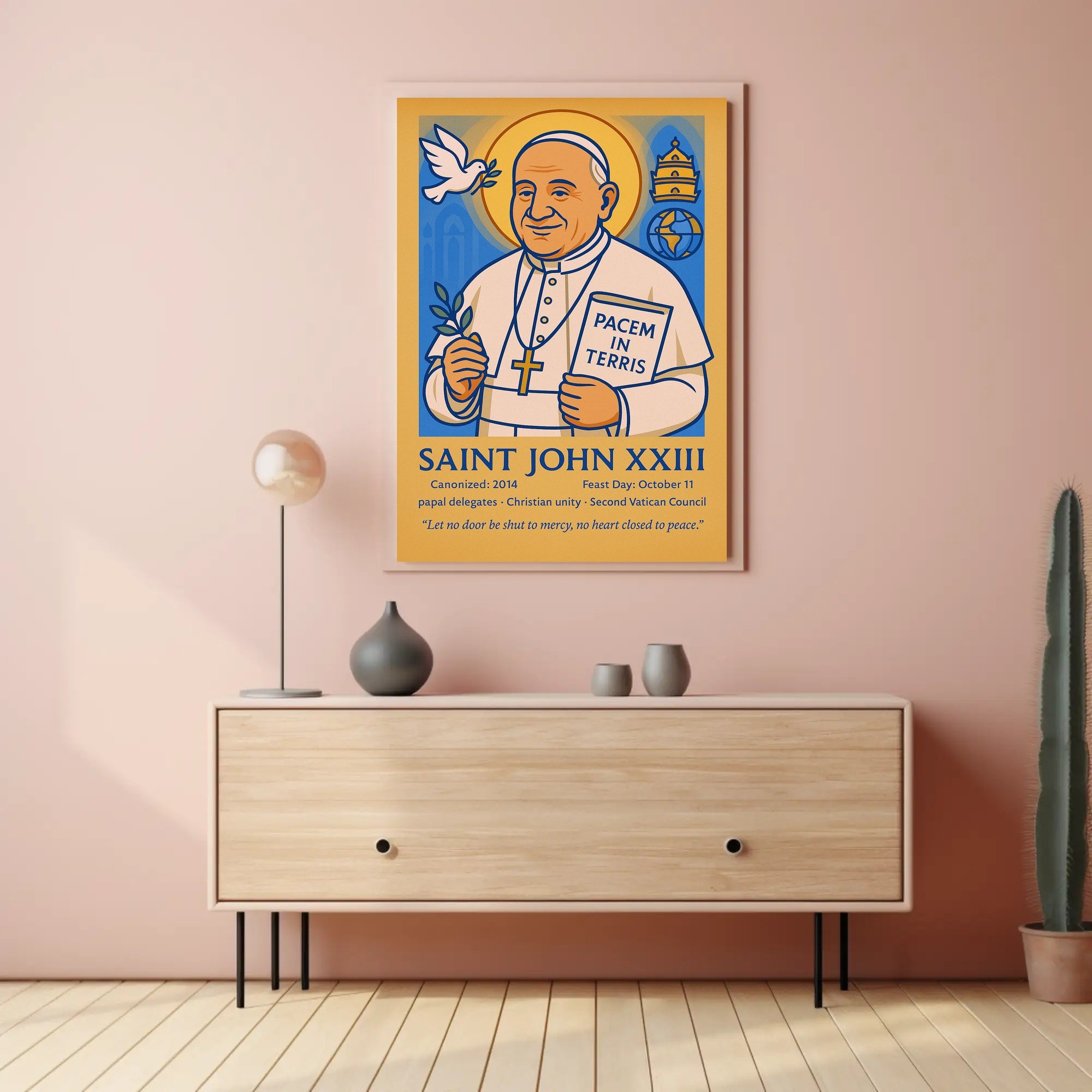 Saint John XXIII Poster PosterGoat