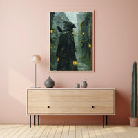 Dark Fantasy Plague Doctor Gothic Mystery Poster PosterGoat