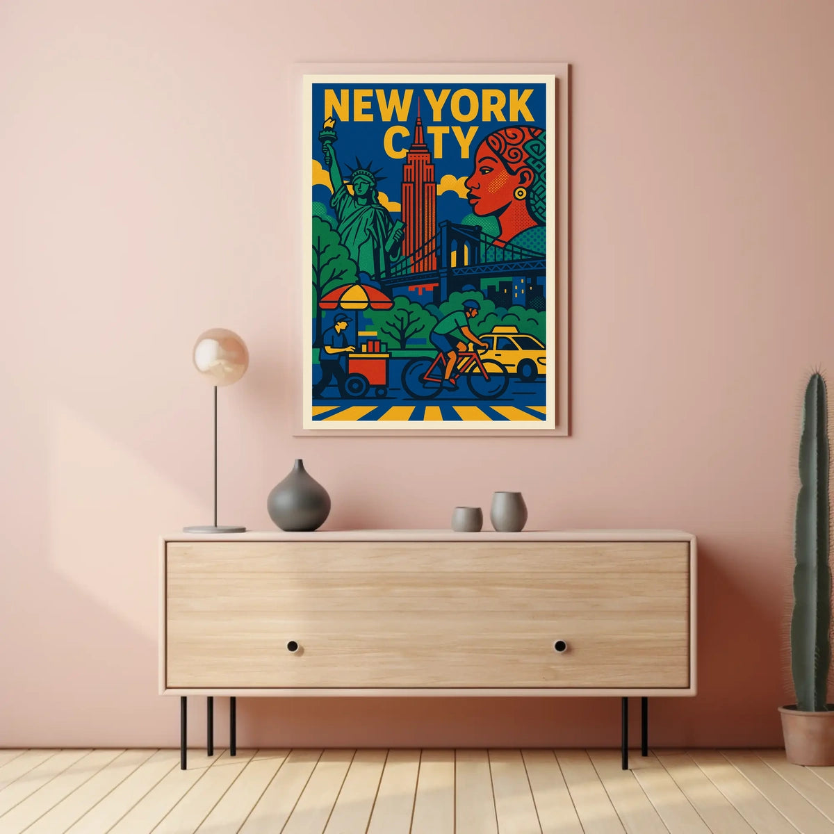 Vibrant New York City Poster