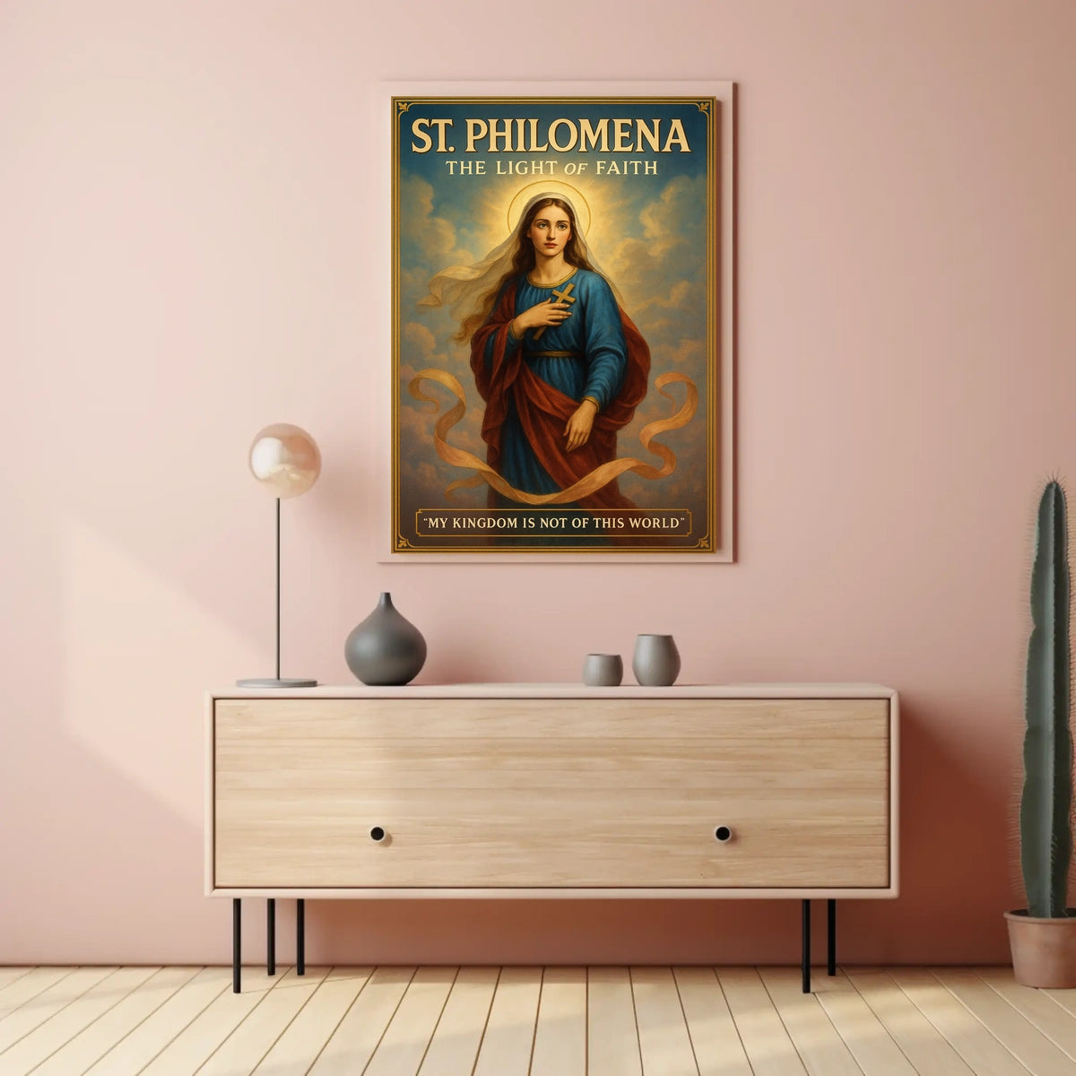 St. Philomena The Light of Faith Poster