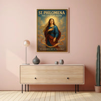 St. Philomena The Light of Faith Poster