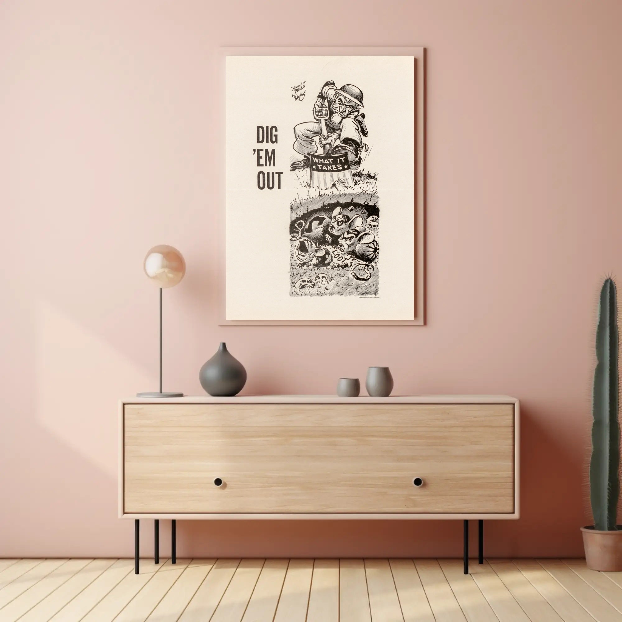 Dig 'Em Out Poster PosterGoat