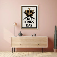 No Kings Day Anti-Monarchy Political or Propaganda Poster