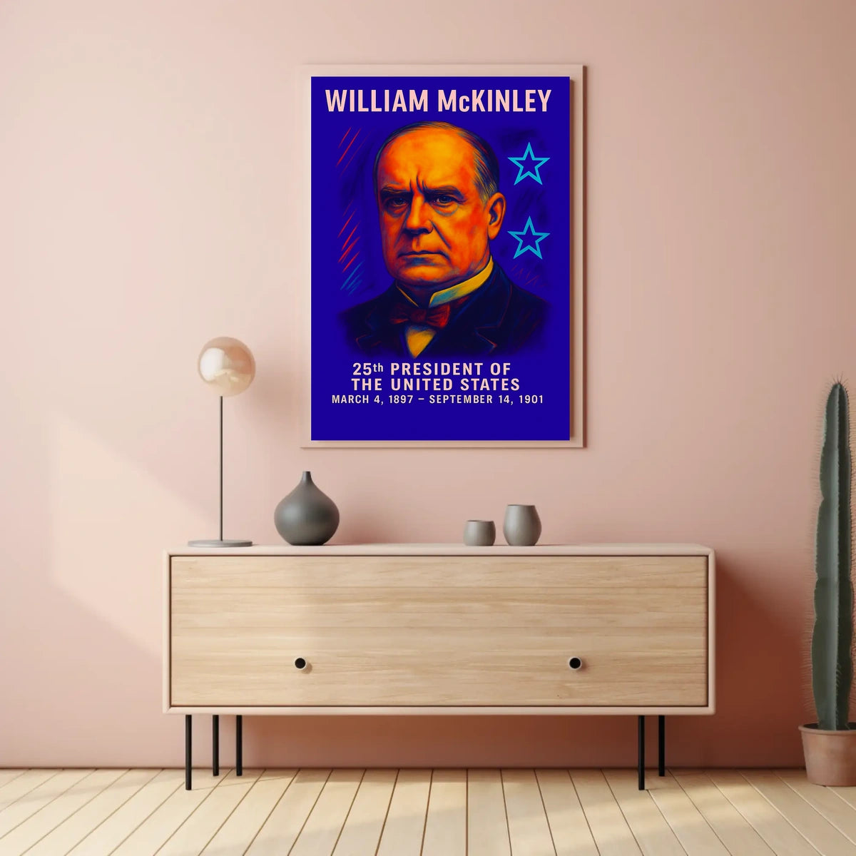 William McKinley 25th President Poster