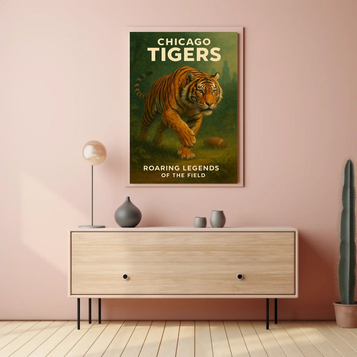 Chicago Tigers Roaring Legends Poster