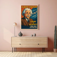 Albert Einstein Theory Of Relativity Poster