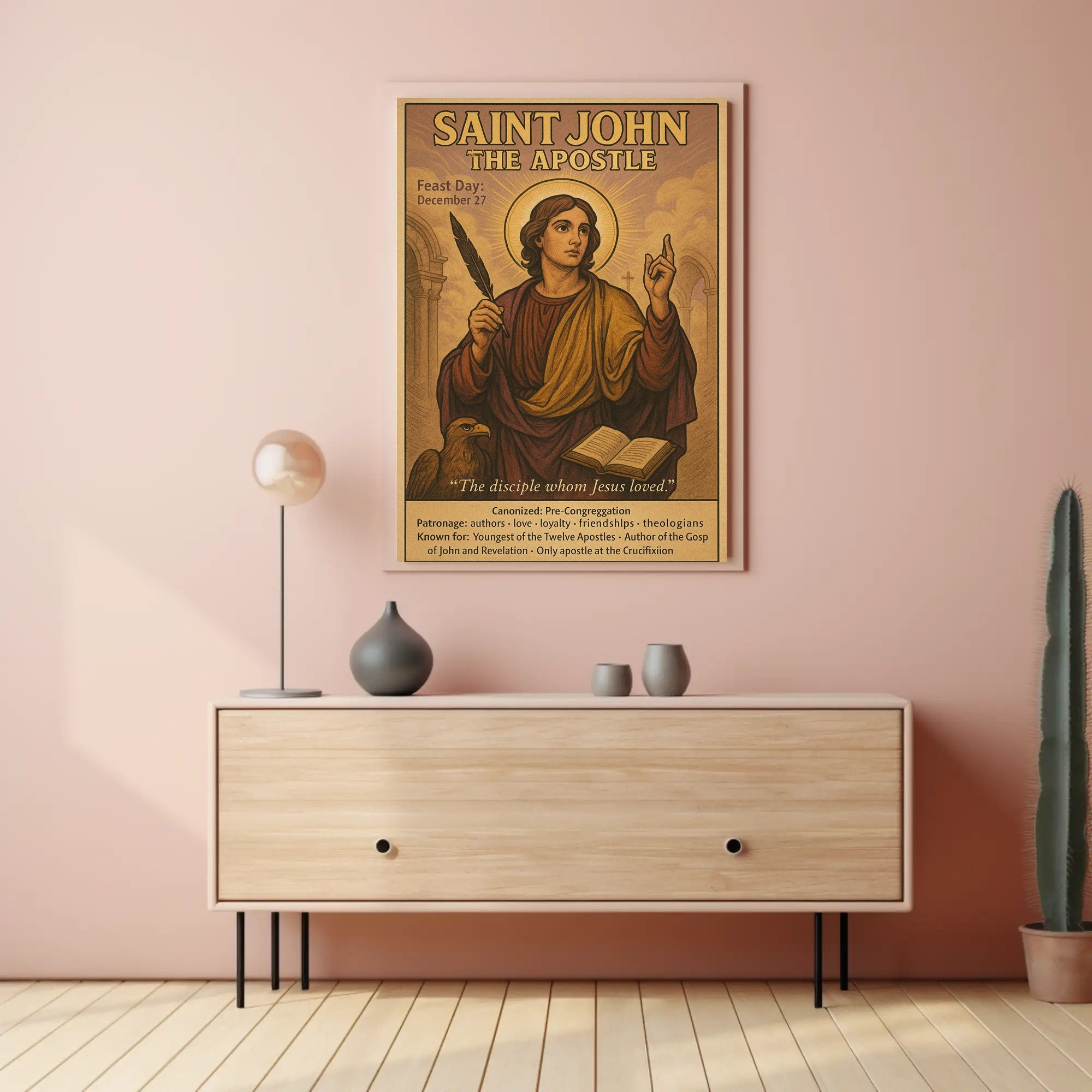 Saint John the Apostle Poster PosterGoat