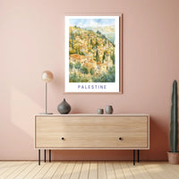 Palestinian Village Scenic Art: Cultural or Heritage Poster PosterGoat