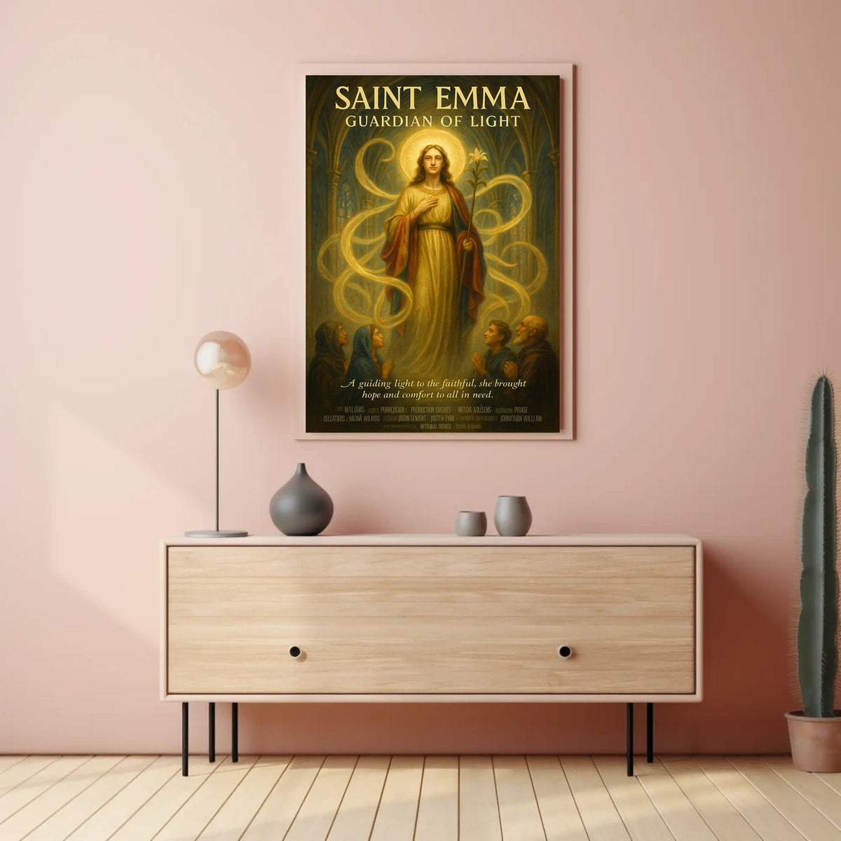 Saint Emma Guardian of Light Poster