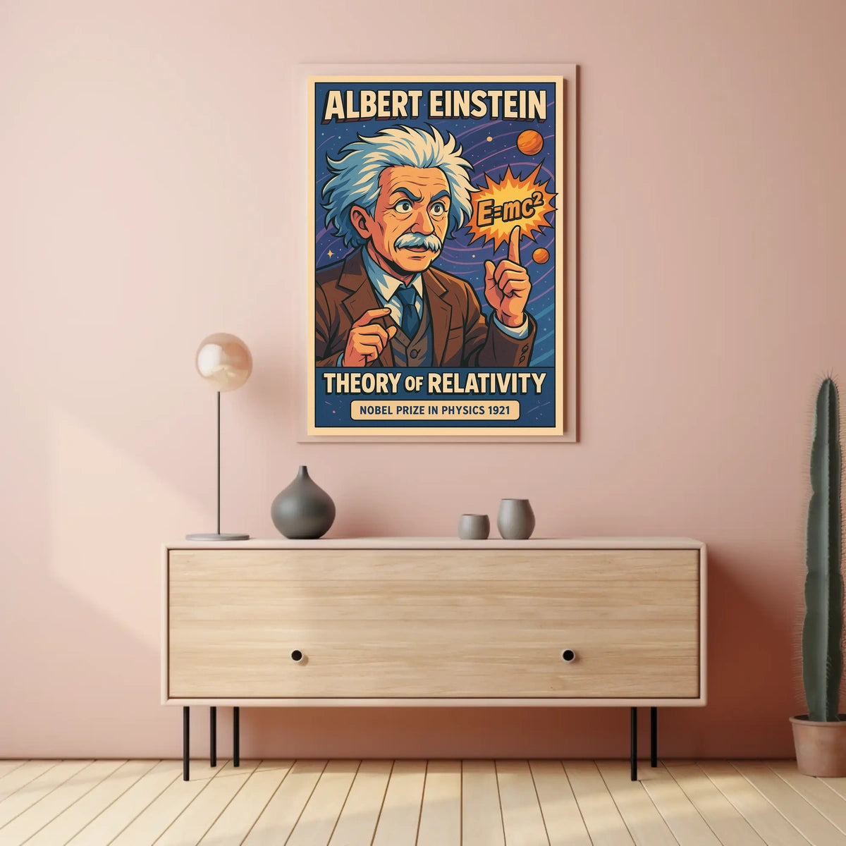 Albert Einstein Theory Of Relativity Poster